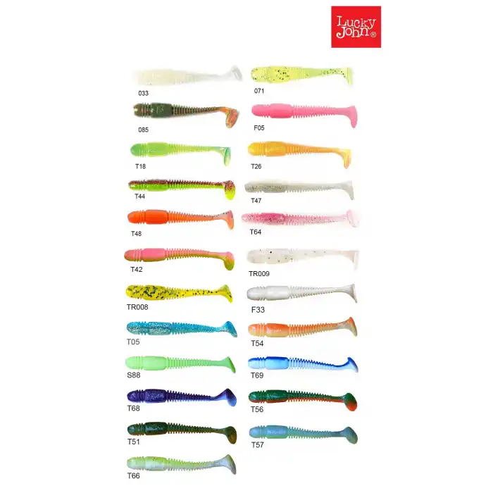 Lucky John Tioga 2.9 (7.36 cm) 7P Silikon Yem