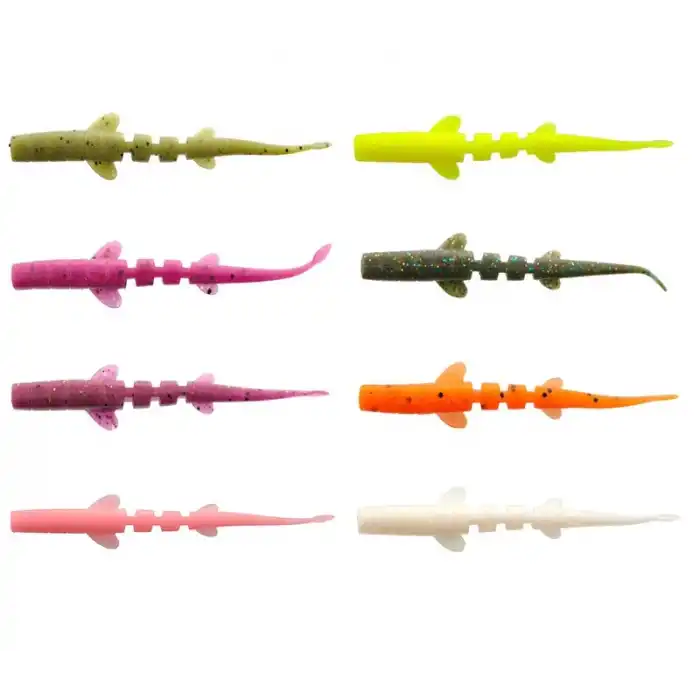 Lucky John Unagi Slug 2.5 (6.35 cm) 10P Silikon Yem