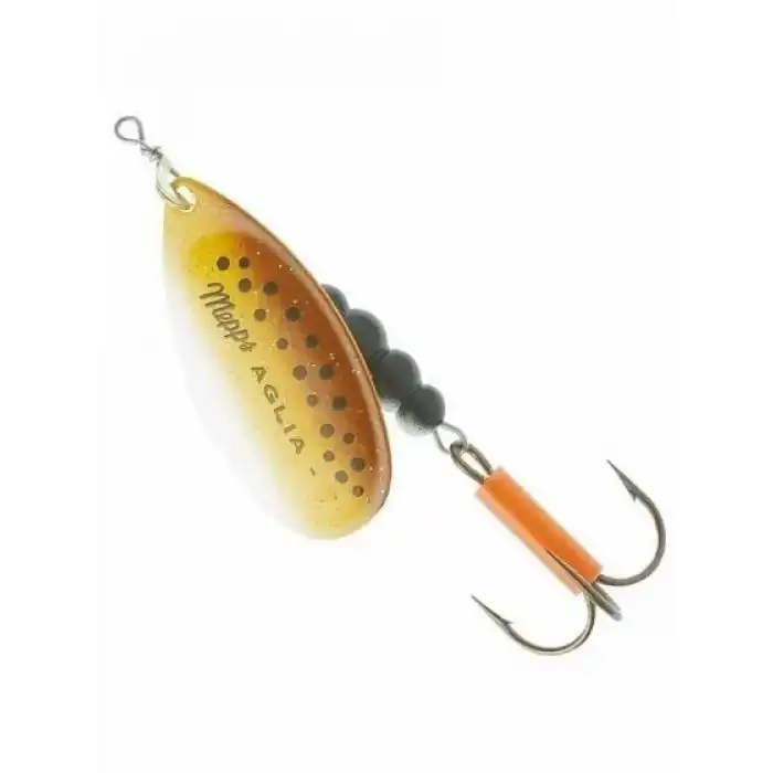 Mepps Aglia Olta Kaşığı Kahverengi Sarı