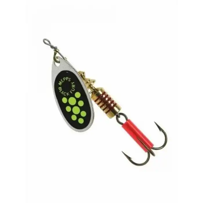 Mepps Black Fury C. Gümüş Yeşil Olta Kaşığı