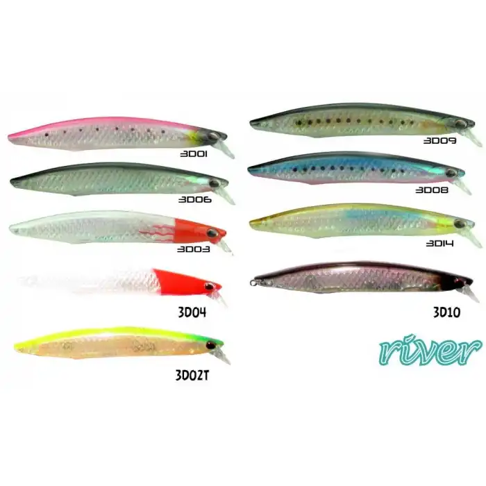 River Get Tiger 3D 125F 12.5cm 20.5Gr 0.2-0.4mt