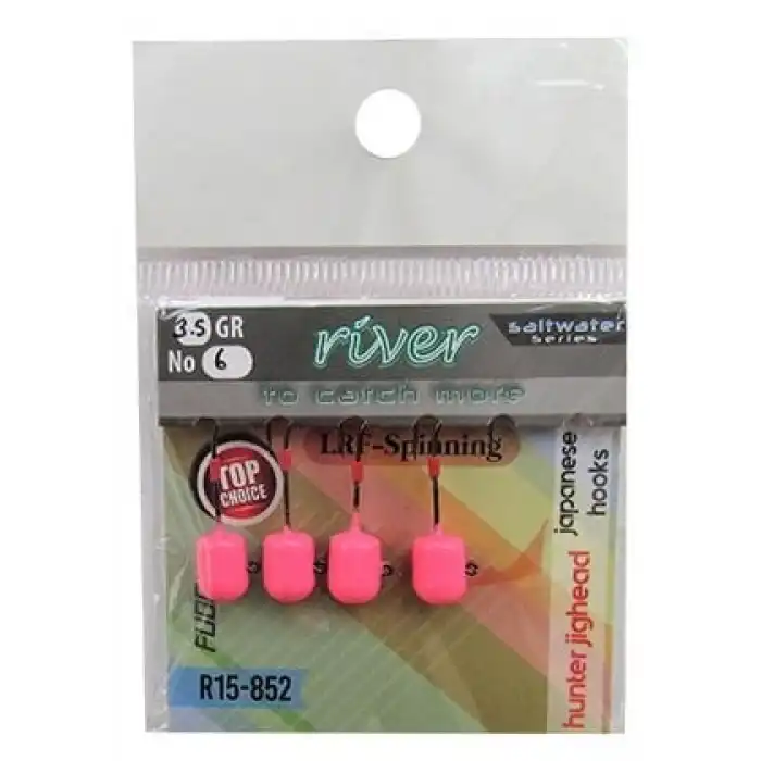 Rıver Hunter Jig Head Pembe Glow 4P