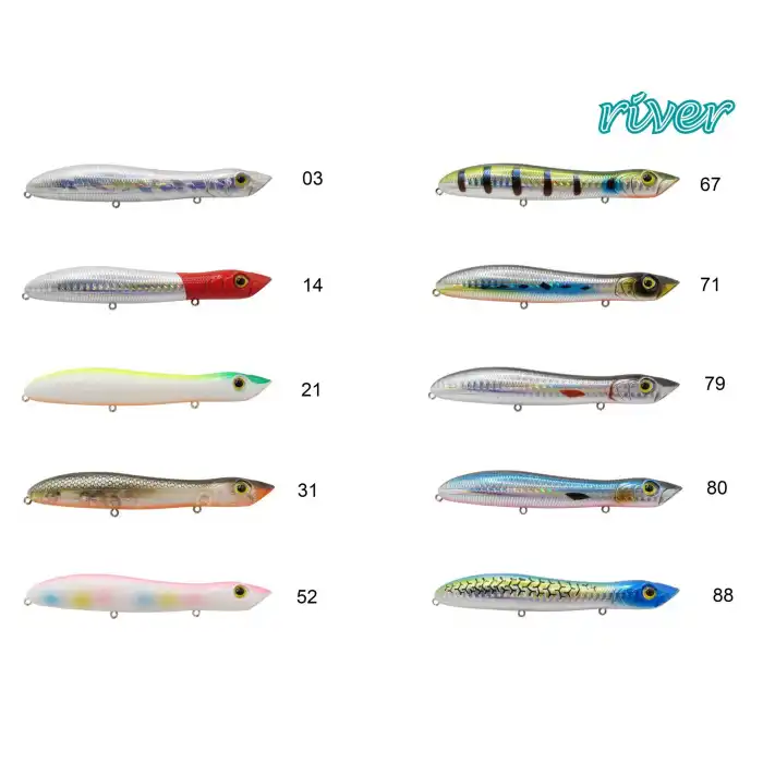 River Lazy Popper 125 12.5Cm 18G Maket Balık