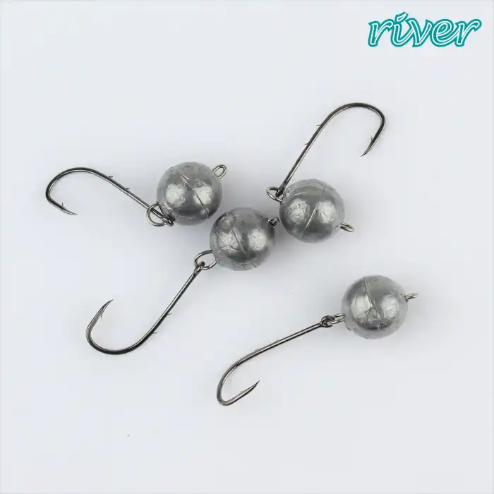 River Mafsallı Hareketli Jig Head 4P