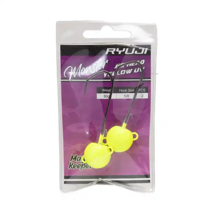 RYUJI MONSTER JIGHEAD YELLOW UV