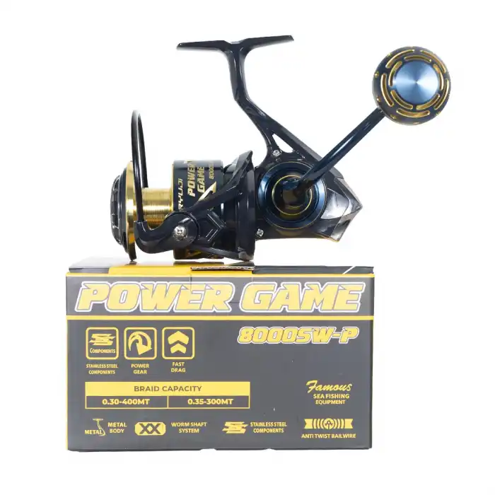 RYUJI POWER GAME 8000 SW P 8+1BB JIG MAKARA