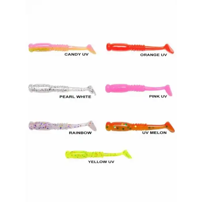 Ryuji Rock Tail 4cm Kokulu Silikon Yem (12 adet)