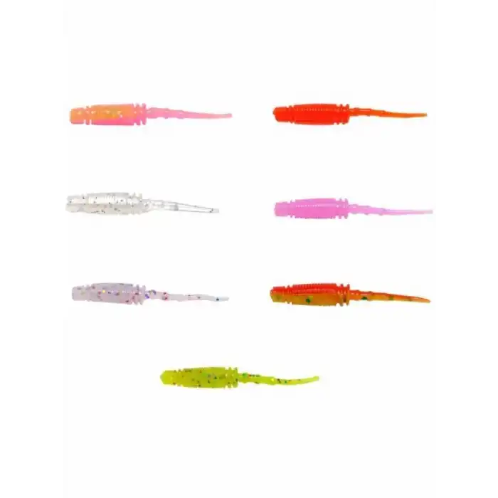 Ryuji Rock Worm 4cm Kokulu Silikon Yem (12 adet)