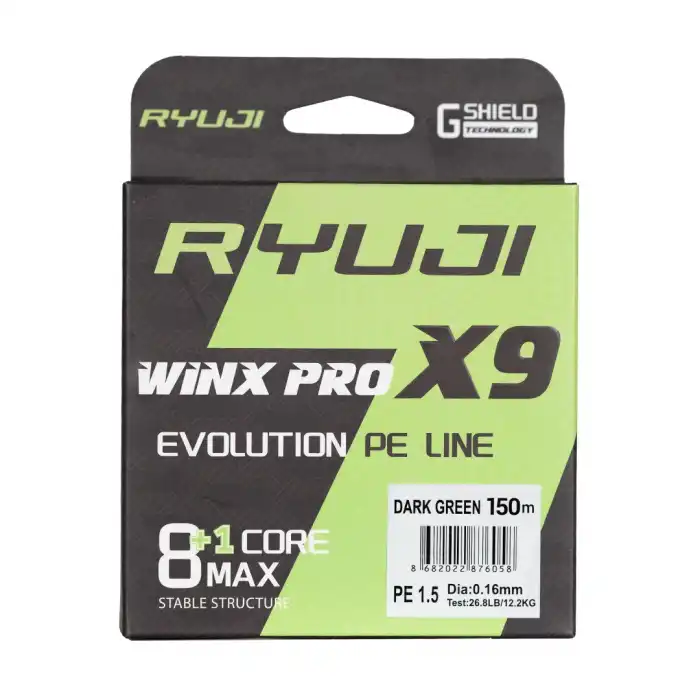 RYUJI WINX PRO X8+1 150M DARK GREEN İP MİSİNA