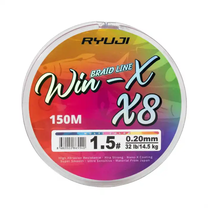 RYUJI WINX  X8 150M MULTI COLOR İP MİSİNA