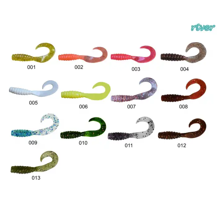 TWISTER TAIL, 6 CM,10P