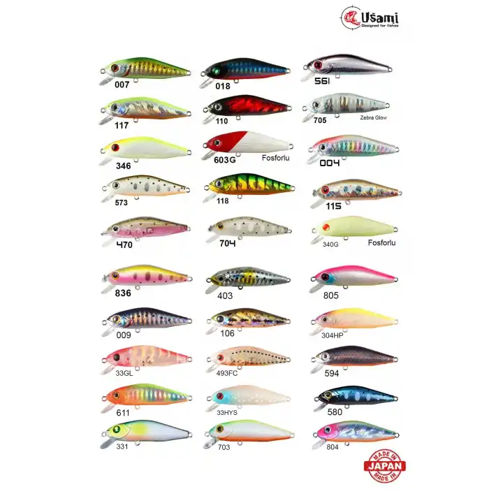 Usami Minn Shad 58F-SR 4.6 G Maket Balık