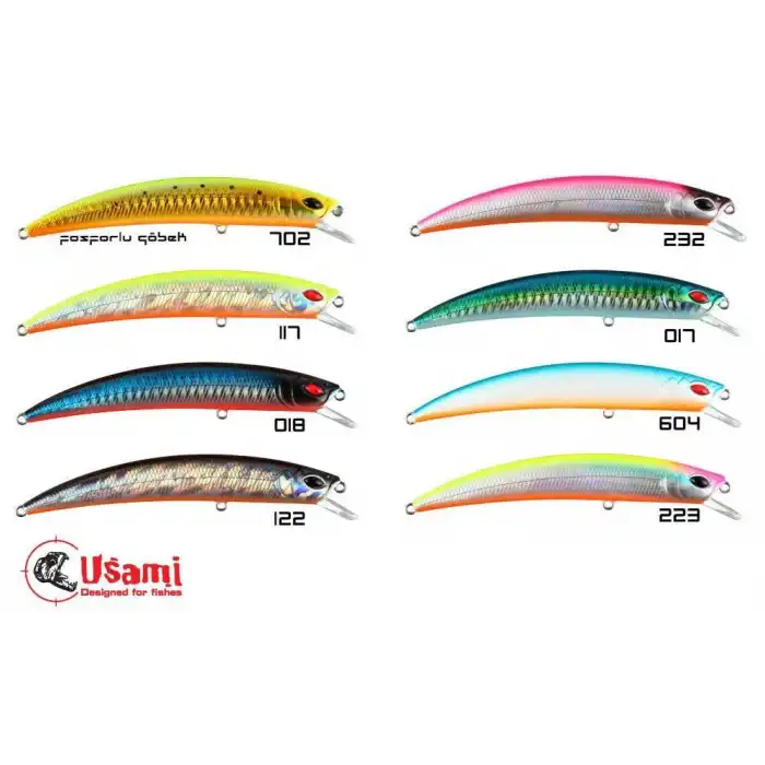 Usami Wasabi Min (Jir) 110F-SR 12.4 G Maket Balık