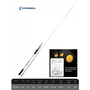 Ecooda GT-Fisher Steel Cable 193cm 80-200 Slow Jigging Kamisi