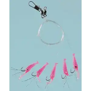 Fladen Living Shrimp Mezgit 5 Köstek Hazır Takım