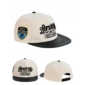 Fujin BTW Leather Visor Şapka Dirty White