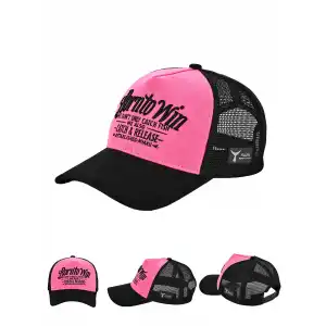Fujin BTW Trucker Şapka Black Fuchsia