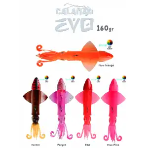 Fujin Calamax EVO 160gr Combo Squid Silikon Yem