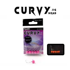 Fujin Curvy Pink Glow Jig Head