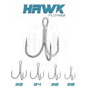 Fujin Hawk Süper Anti-Rust Üçlü Kanca