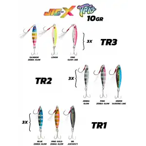 Fujin Jig-X Trio 3lü Micro Jig 10gr