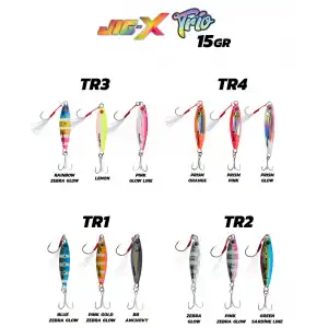 Fujin Jig-X Trio 3lü Micro Jig 15gr