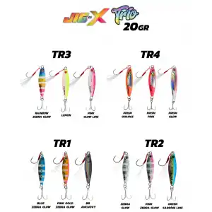 Fujin Jig-X Trio 3lü Micro Jig 20gr