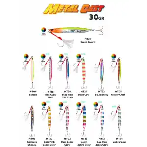 Fujin Metal Cast 30gr Shore Jig Metal Yem