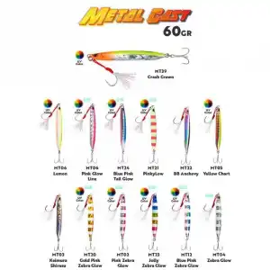Fujin Metal Cast 60gr Shore Jig Metal Yem