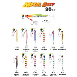 Fujin Metal Cast 80gr Shore Jig Metal Yem