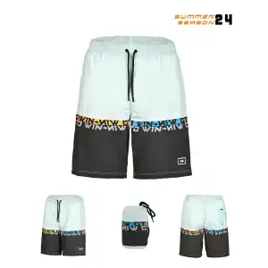 Fujin Pro Angler Board Short Mayo Anthracite Turquoise