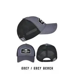 Fujin Pro Angler Grey + Grey Bench Şapka