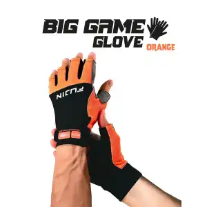 Fujin Pro Angler S24 Big Game Gloves Orange