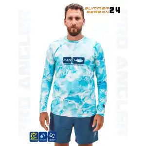 Fujin Pro Angler S24 T-Shirt Water Camo