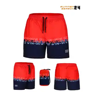 Fujin Pro Angler Short Mayo Scarlet Dark Navy