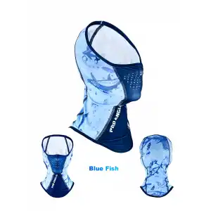 Fujin Pro Angler Sungaiter Boyunluk Blue Fish