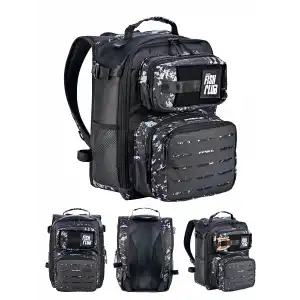 Fujin ProAji Back Pack Black Camo Balıkçı Sırt Çantası