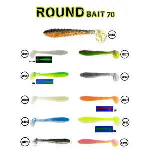 Fujin Round Bait 70mm Silikon Balık