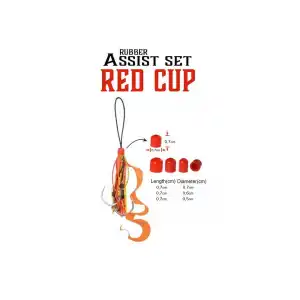 Fujin Rubber Assist Set Red Cup Aksesuar