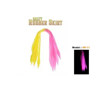 Fujin Rubber Skirt Düz Püskül Set #SR-11