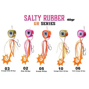 Fujin Salty Rubber 40gr GR Serisi Tai Rubber Set