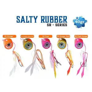 Fujin Salty Rubber 40gr SR Serisi Tai Rubber Set