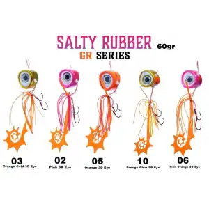 Fujin Salty Rubber 60gr GR Serisi Tai Rubber Set