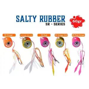 Fujin Salty Rubber 60gr SR Serisi Tai Rubber Set