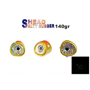 Fujin Salty Rubber Head 140gr Kafa 10 Orange Glow Gold