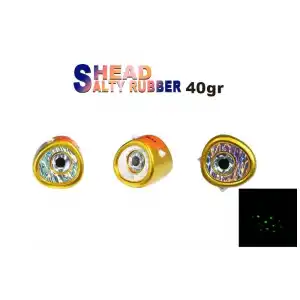 Fujin Salty Rubber Head 40gr Kafa 10 Orange Glow Gold