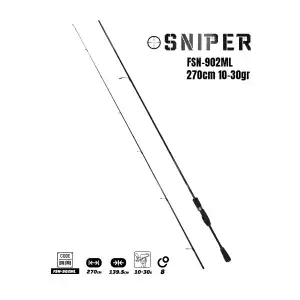 Fujin Sniper 270cm 10-30gr Spin Kamış FSN-902ML