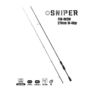 Fujin Sniper 270cm 10-40gr Spin Kamış FSN-902M