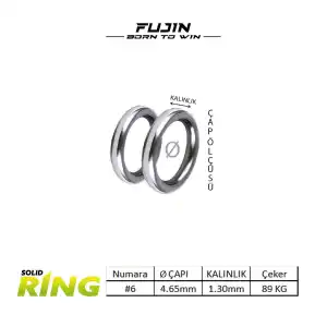 Fujin Solid Ring Halka 6 No