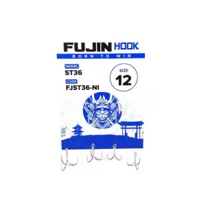 Fujin ST36 Üçlü Maket Balık iğnesi Nickel